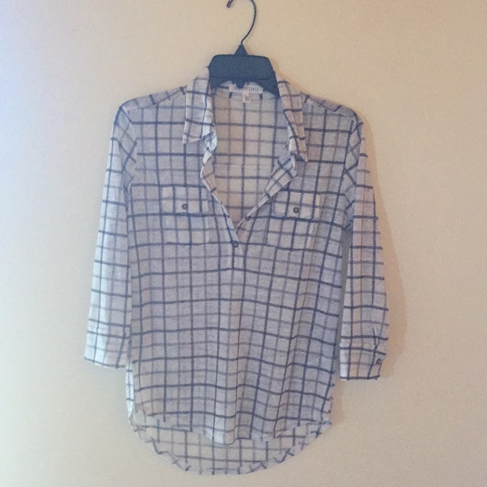 Aeropostale 3/4 sleeve lightweight camp shirt